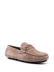 Baldinini Loafers met logoplakkaat - Bruin
