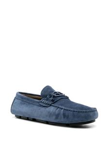 Baldinini Loafers met logoplakkaat - Blauw