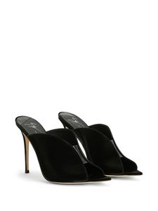 Giuseppe Zanotti Intriigo Muse leren muiltjes - Zwart