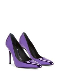 Giuseppe Zanotti Pumps met lakleren hak - Paars