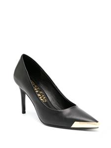 Versace metal-toe 85mm leather pumps - Zwart