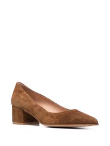 Gianvito Rossi Piper 40mm suede pumps - Bruin