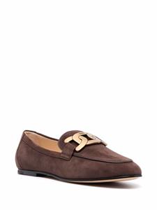 Tod's Loafers met kettingplakkaat - Bruin