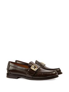 Gucci Loafers met GG-logo - Bruin