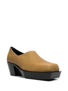 Eckhaus Latta 60mm square-toe cowboy clogs - Groen