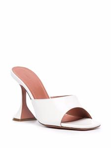Amina Muaddi Slip-on muiltjes - Wit