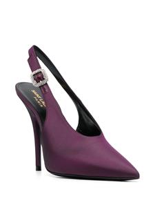 Saint Laurent Yasmeen 115mm slingback pumps - Paars