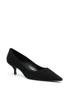 Stuart Weitzman Stuart 50mm suede kitten pumps - Zwart