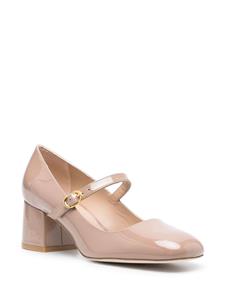 Stuart Weitzman MJ 65mm leather pumps - Roze