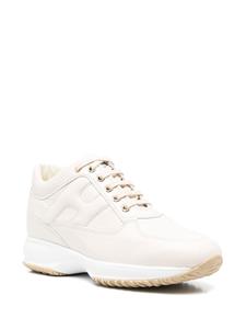 Hogan Interactive sneakers met veters - Beige