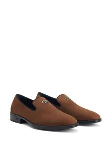 Giuseppe Zanotti Imrham leren loafers - Bruin