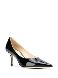 Jimmy Choo Pumps met logoplakkaat - Zwart