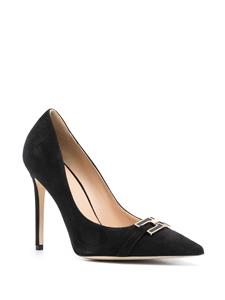 Elisabetta Franchi Franchi 100mm suede pumps - Zwart