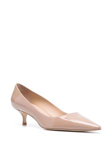 Stuart Weitzman 60mm patent leather pumps - Beige