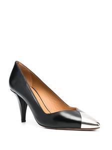 ISABEL MARANT Palda 85mm metal-toecap leather pumps - Zwart