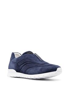 Kiton slip-on suede sneakers - Blauw