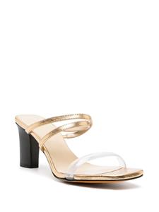 Maryam Nassir Zadeh Samantha leren sandalen - Goud