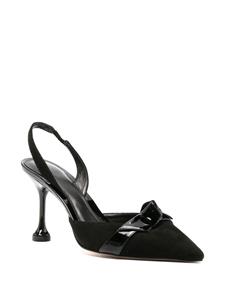Alexandre Birman Clarita 70mm suede slingback pumps - Zwart