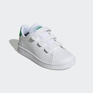 Korte kinderschoenen met klittenbandsluiting adidas Advantage
