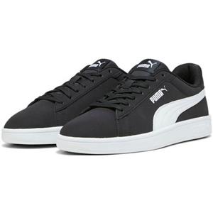 PUMA Smash 3.0 Buck sneakers, Zwart/Wit, Maat 37