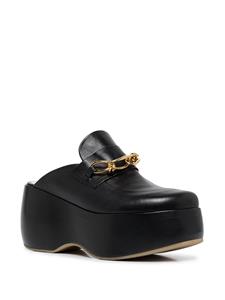 Rosetta Getty Loafers met plateauzool - Zwart