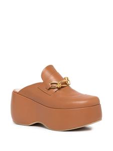 Rosetta Getty Loafers met plateauzool - Bruin