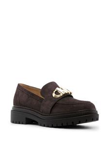 Michael Kors Loafers met logoplakkaat - Bruin