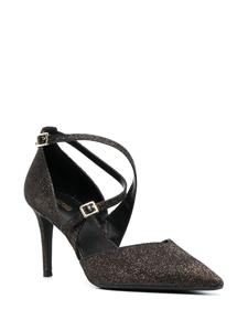 Michael Michael Kors 90mm glittered pointed pumps - Bruin