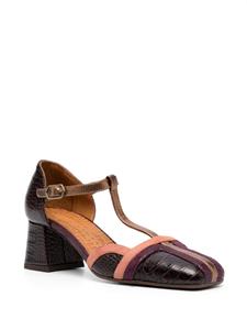 Chie Mihara Volai colour-block 60mm leather pumps - Paars