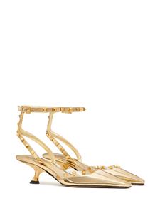 Valentino Rockstud Couture 50mm metallic pumps - Goud