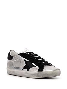 Golden Goose Super-Star leren sneakers - Zilver