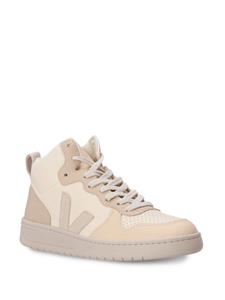 VEJA V15 Chromefree high-top sneakers - Wit