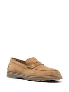 Tod's Paraiso loafers met stiksel - Bruin