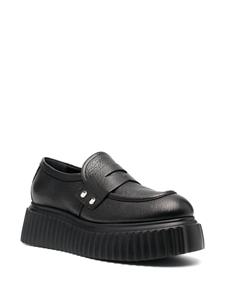 AGL Dany round-toe loafers - Zwart