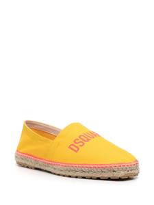 Dsquared2 Espadrilles met logoprint - Geel