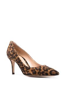 Gianvito Rossi Pumps met luipaardprint - Bruin