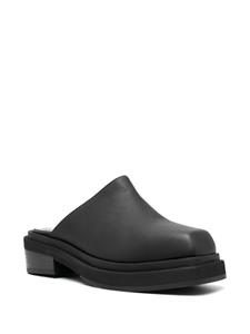 Eckhaus Latta Zoe leren muiltjes - Zwart