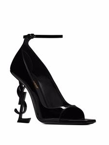 Saint Laurent Opyum pumps met open neus - Zwart