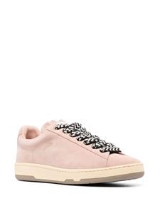 Lanvin Lite Curb suede sneakers - Roze