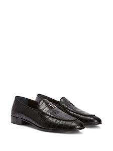 Giuseppe Zanotti Rudolph leather loafers - Zwart