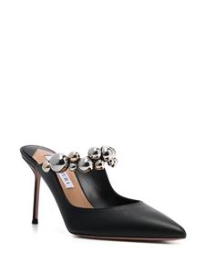 Aquazzura Blemind 95mm embellished pumps - Zwart