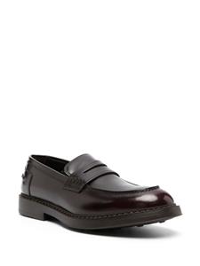 Doucal's high-shine leather loafers - Rood