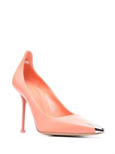 Alexander McQueen Pumps met metalen neus - Oranje