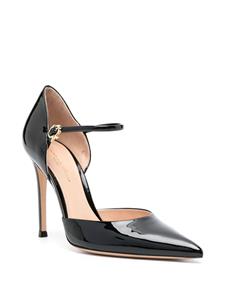 Gianvito Rossi Piper Anklet patent-leather pumps - Zwart