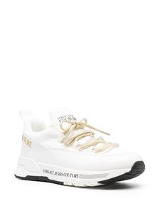 Versace Dynamic logo-print leather sneakers - Wit