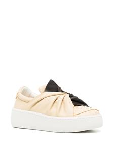 Ports 1961 two-tone knot-detail loafers - Beige