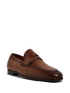 Magnanni Diezma leather penny loafers - Bruin