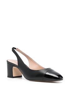 Scarosso Leren slingback tas - Zwart