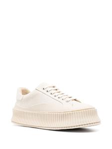 Jil Sander Leren sneakers - Beige