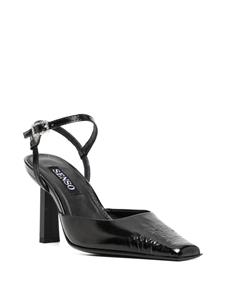 Senso Henrietta pumps met vierkante neus - Zwart